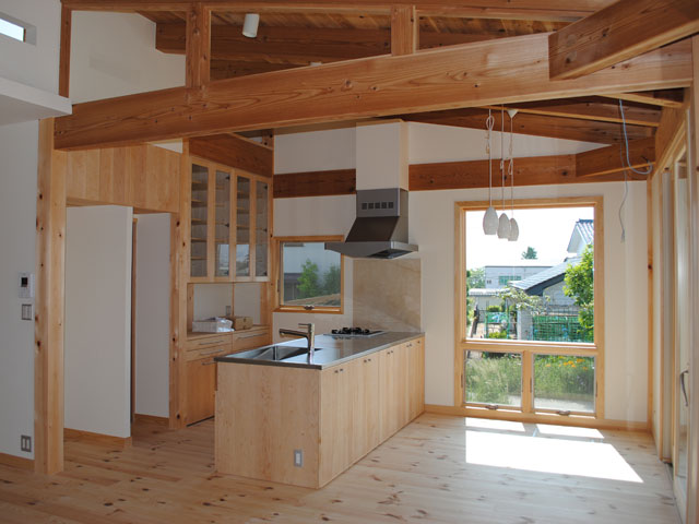 アカマツのフローリング